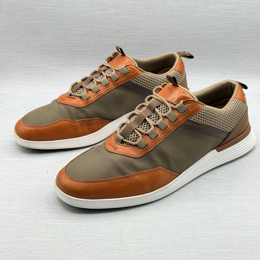 Wolf & Shepherd Victory Crossover Men's 12 Dress Sneakers Brown Leather Hybrid